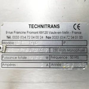 Termoselladora TECHNITRANS OP-140 de segunda mano en venta en cabauoportunitats.com