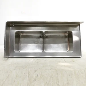 Fregadera inox 2 senos de 150cm de segunda mano en venta en cabauoportunitats.com