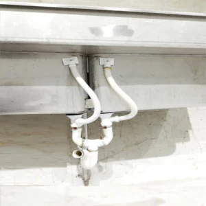 Fregadera inox 2 senos de 150cm de segunda mano en venta en cabauoportunitats.com