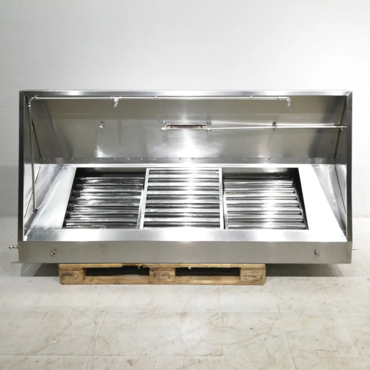 Campana extractora de inox de 190cm con antiincendios de segunda mano en venta en cabauoportunitats.com