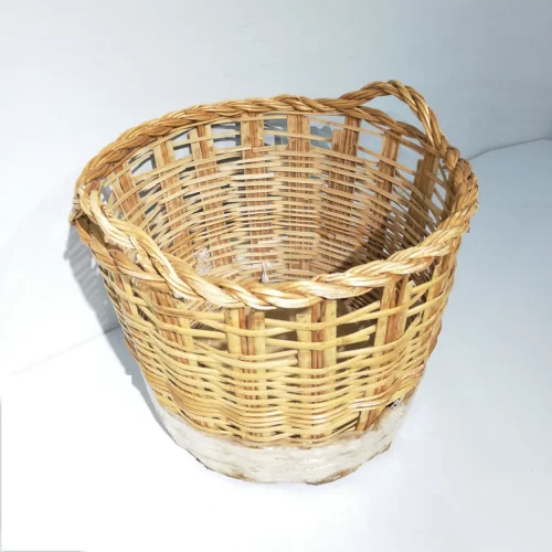 Cesta de caña de ø60x45cm de segunda mano en venta en cabauoportunitats.com