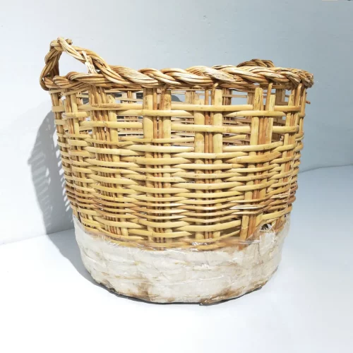 Cesta de caña de ø60x45cm de segunda mano en venta en cabauoportunitats.com