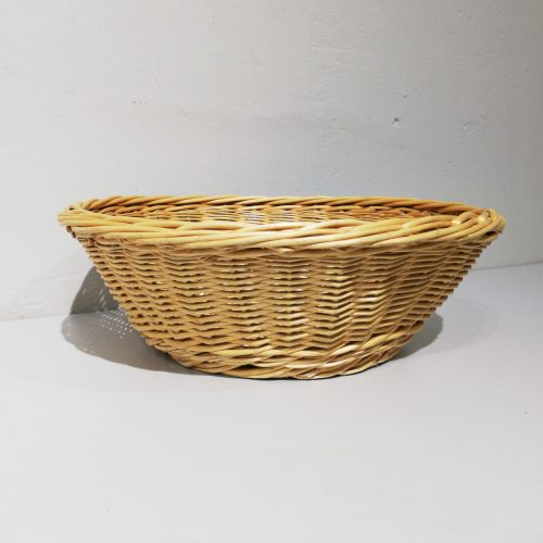 Cistell de vímet de ø42x13cm de segona mà en venda a cabauoportunitats.com Balaguer - Lleida -Catalunya