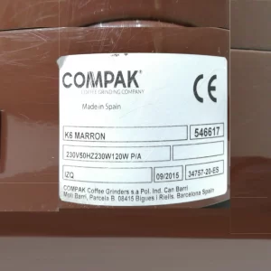 Molinillo de café COMPAK K6 de segunda mano en venta en cabauoportunitats.com