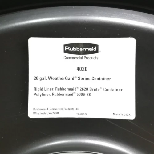 Papelera exteriores RUBBERMAID nueva 75 litros en venta en cabauoportunitats.com