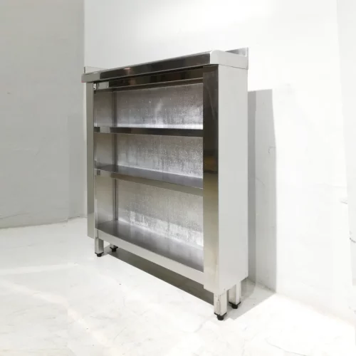 Prestatgeria inox de 101x25cm de segona mà en venda a cabauoportunitats.com Balaguer - Lleida - Catalunya