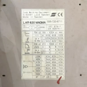 Màquina de soldar fil continu MIG ESAB MAGMA de segona mà en venda a cabauoportunitats.com Balaguer - Lleida - Catalunya
