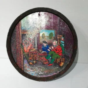 Barril de vino decorativo (ø57x14cm) de segunda mano en venta en cabauoportunitats.com