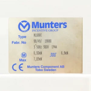Deshumidificador MUNTERS ML690 de segunda mano en venta en cabauoportunitats.com