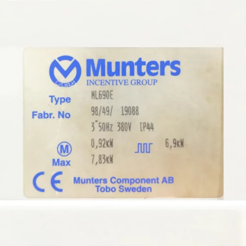 Deshumidificador MUNTERS ML690 de segunda mano en venta en cabauoportunitats.com