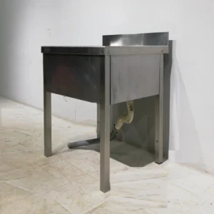 Fregadera de acero inoxidable de 70x60cm de segunda mano en venta en cabauoportunitats.com