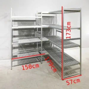 Estantería cámara frigorífica rinconera 179cm de segunda mano en venta en cabauoportunitats.com
