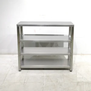 Estantería inox de 93x25x97cm de segunda mano en venta en cabauoportunitats.com