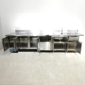 Bajomostrador con fregadera (353x74x109cm) de segunda mano en venta en cabauoportunitats.com