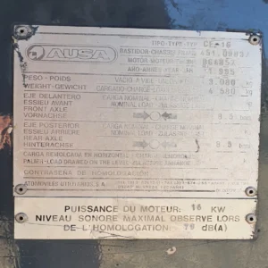 Carretilla elevadora AUSA CE-16 mastil triplex en venta en cabauoportunitats.com