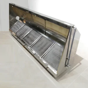 Campana de acero inoxidable de segunda mano (250x101x56cm) en venta en cabauoportunitats.com