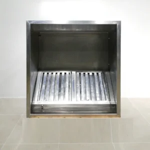 Campana de acero inoxidable (120x120x70cm) de segunda mano en venta en cabauoportunitats.com