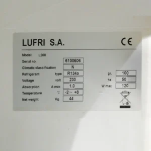 Nevera LUFRI L200 (60x60x59cm) de segona mà en venda