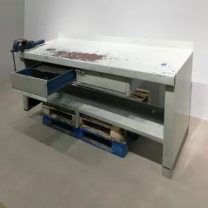 Banc de treball de xapa SARRALLE 200x74x100cm d'ocasió en venda a cabauoportunitats.com Balaguer - Lleida - Catalunya