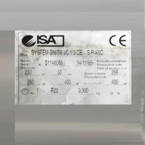 Nevera de calaixos d'acer inoxidable ISA de 7 calaixos en venda a cabauoportunitats.com