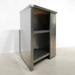 Estantería de inox rinconera de segunda mano en venta en cabauoportunitats.com