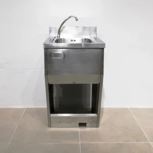 Pica d'acer inoxidable de 50x50cm de segon amà en venda a cabauoportunitats.com