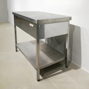 Mesa de inox 100x61x89cm de segunda mano en venta en cabauoportunitats.com
