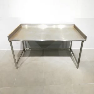 Taula d'acer inoxidable de segon amà (152x88x86cm) en venda a cabauoportunitats.com Balaguer -Lleida -Catalunya