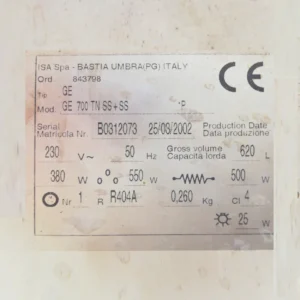 Nevera per a hostaleria ISA 620 litres de segona mà en venda a cabauoportunitats.com