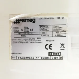 Nevera SMEG verd poma de segon amà en venda a cabauoportunitats.com
