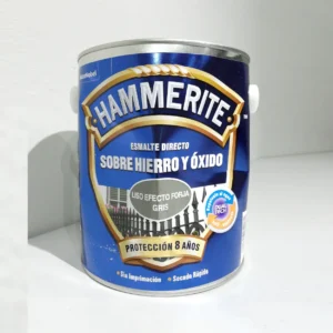 Pintura per a metall HAMMERITE gris llis efecte forja 2.5L en venda a cabauoportunitats.com Balaguer - Lleida - Catalunya
