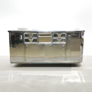 Moble d'acer inoxidable per a cafetera de 209x60x102 cm en venda a cabauoportunitats.com Balaguer - Lleida - Catalunya