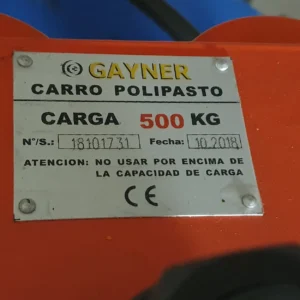 Grua amb braç de 400cm de segona mà en venda a cabauoportunitats.com Balaguer - Lleida - Catalunya