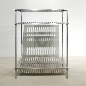 Prestatgeria d'inox 140x50x166 cm en venda a cabauoportunitats.com