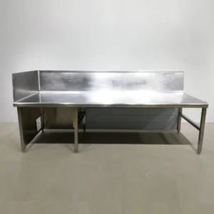 Taula d'acer inoxidable de segona mà en venda a cabauoportunitats.com