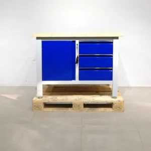 Banc de treball d'acer de 120x60x86 d'ocasió en venda a cabauoportunitats.com Balaguer - Lleida - Catalunya