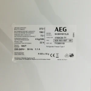 Nevera AEG de segona mà en molt bon estat en venda a cabauoportunitats.com Balaguer - Lleida - Catalunya