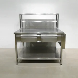 Taula d'acer inoxidable de segona mà en venda a cabauoportunitats.com Balaguer - Lleida - Catalunya