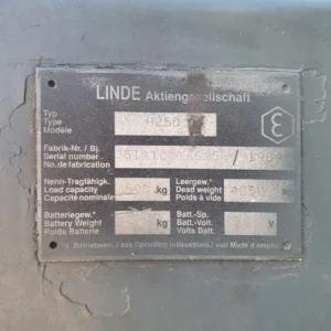 Carretilla elevadora LINDE HD25 - 2500KG de segunda mano en venta en cabauoportunitats.com