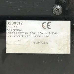 Nevera expostior de segona mà per a tapes VG en venda a cabauoportunitats.com