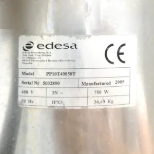 Peladora de patates EDESA de 36.40 kg de capacitat en venda a cabauoportunitats.com Balaguer - Lleida - Catalunya