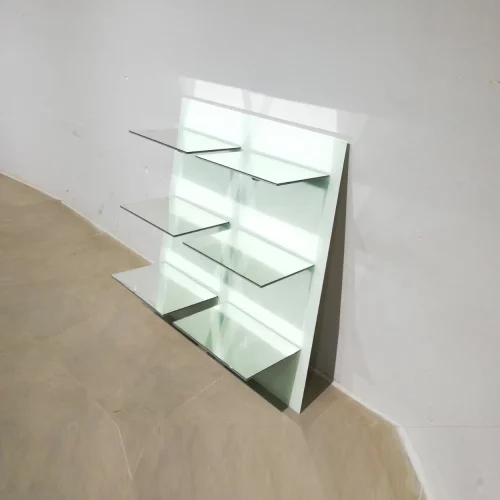 Prestatgeria de vidrio de 6 prestatges de vidrio de segona mà en venda a cabauoportunitats.com