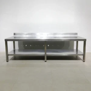 Taula d'acer inoxidable de segona mà en venda a cabauoportunitats.com Balaguer - Lleida - Catalunya