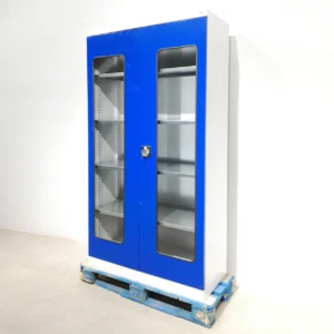 Armari metàl·lic amb finestra 195cm de segona mà en venda a cabauoportunitats.com