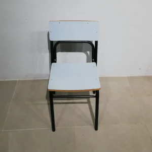 Silla de fórmica de color azul de segunda mano