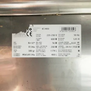 Nevera expositor INFRICO autoservei de 139 cm de segona mà en venda a cabauoportunitats.com