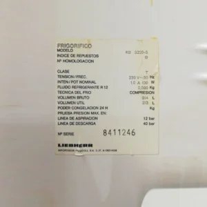 Frigorífico LIEBHERR de segunda mano en venta en cabauoportunitats.com