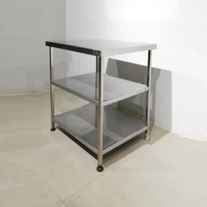 Mesa de acero inoxidable de 8x65x82cm de segunda mano