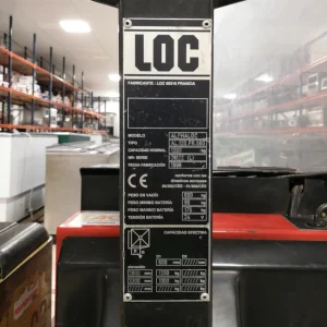 Apilador eléctrico LOC de segunda mano en venta en cabauoportunitats.com