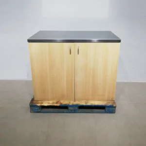 Armari 116x57x91 cm fet de fusta i base de inoxidable en venda a cabauoportunitats.com